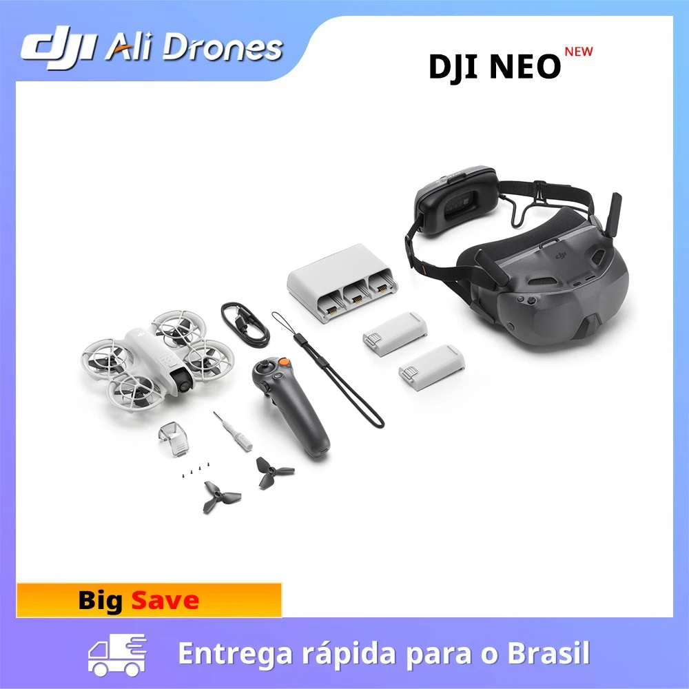 2025 nova chegada dji neo drone controle de voz 4k vídeo ultra - Image 4