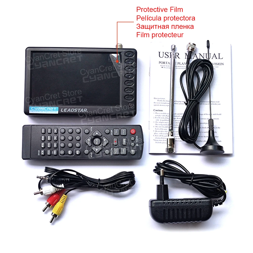 2025 bolso tv d5 5 Polegada DVB-T2 atsc ISDB-T tdt digital - Image 6