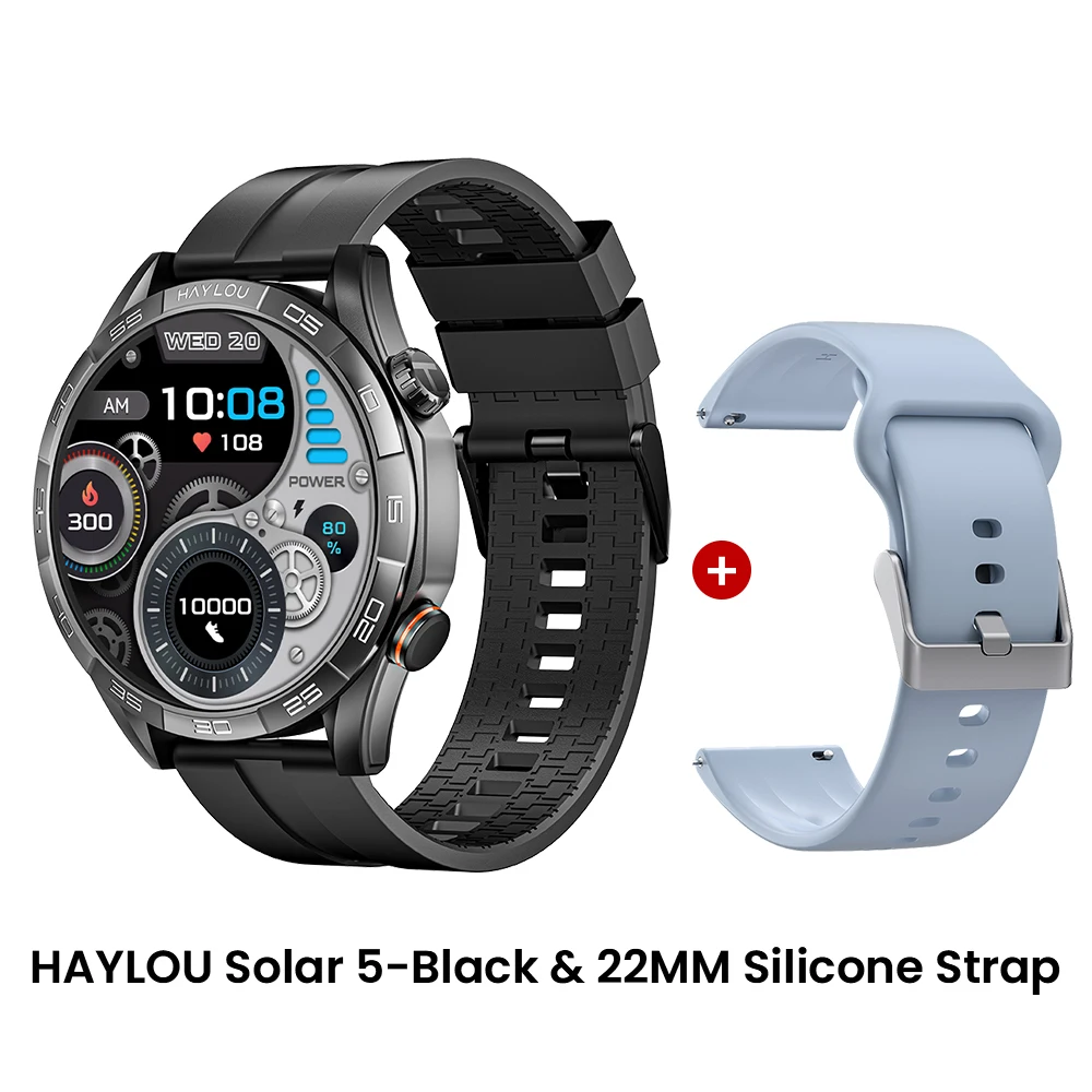 HAYLOU Solar 5 Chamadas de Voz Smartwatch 1.58 ''Display - Image 4